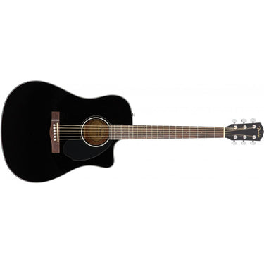 Guitarra Electroacustica Fender Cd-60sce Dread, Blk Wn, 0970113006